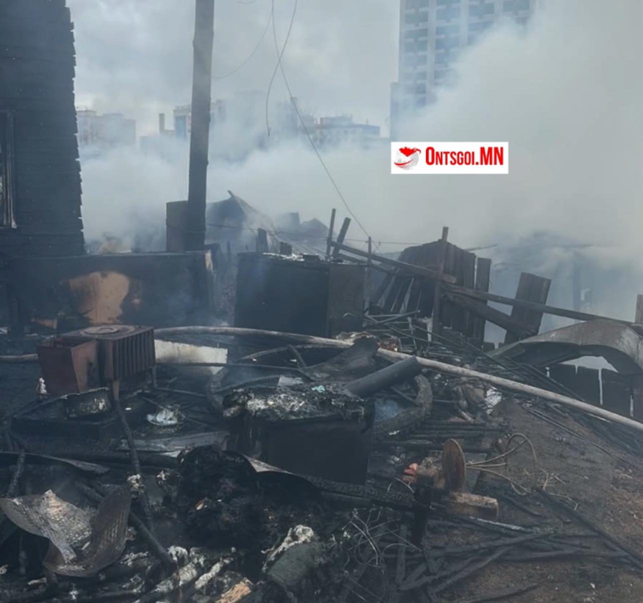 Галын тархалтыг зогсоож, бүрэн унтраахаар ажиллаж байна